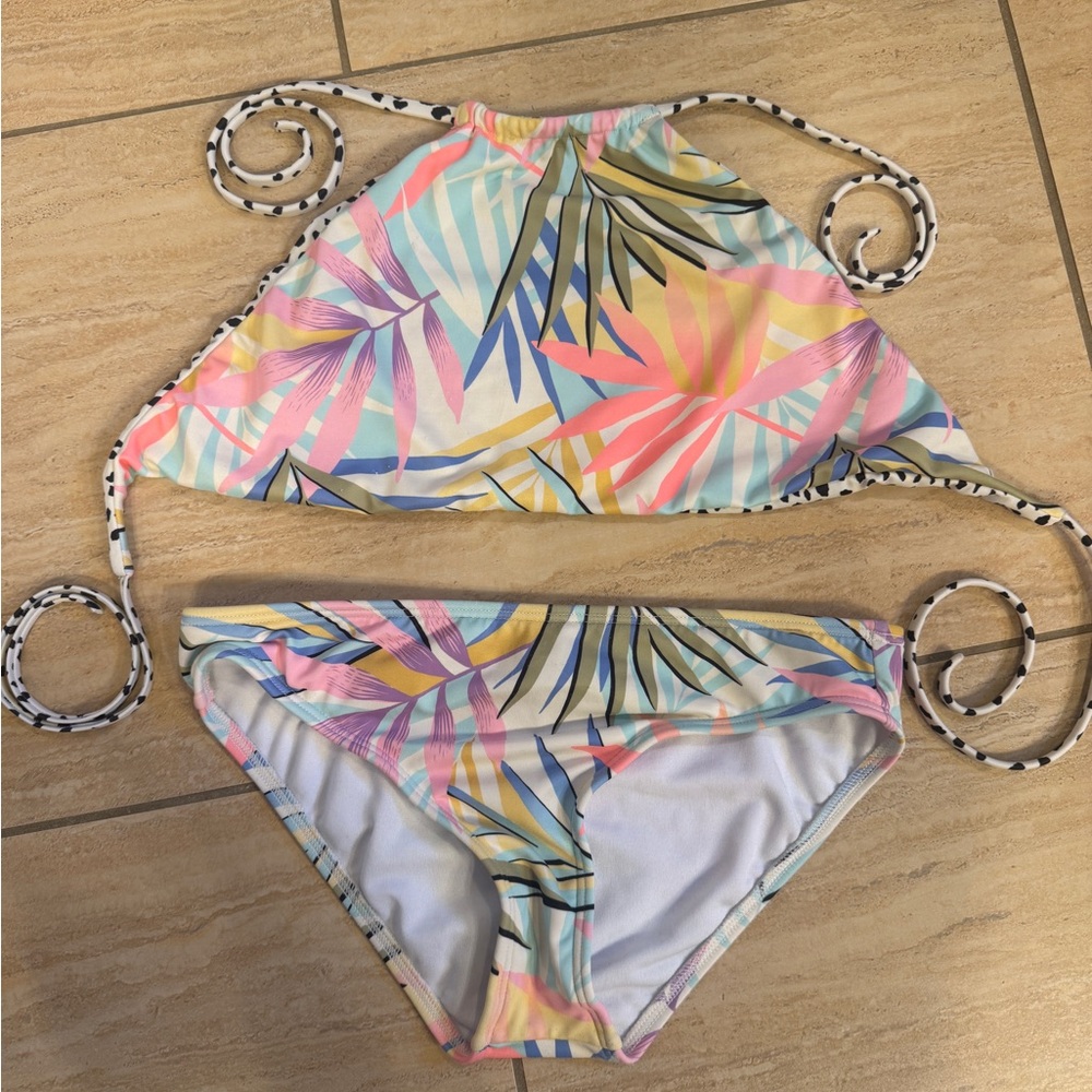 Billabong Kids Swim Bikini - Multicolor Tropical Print